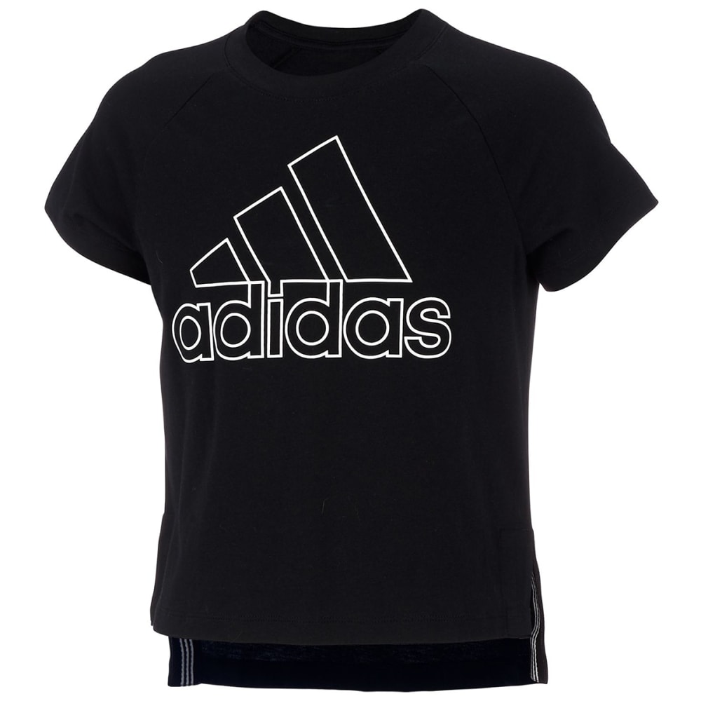 Adidas Girls' Winners Tee - Black, S