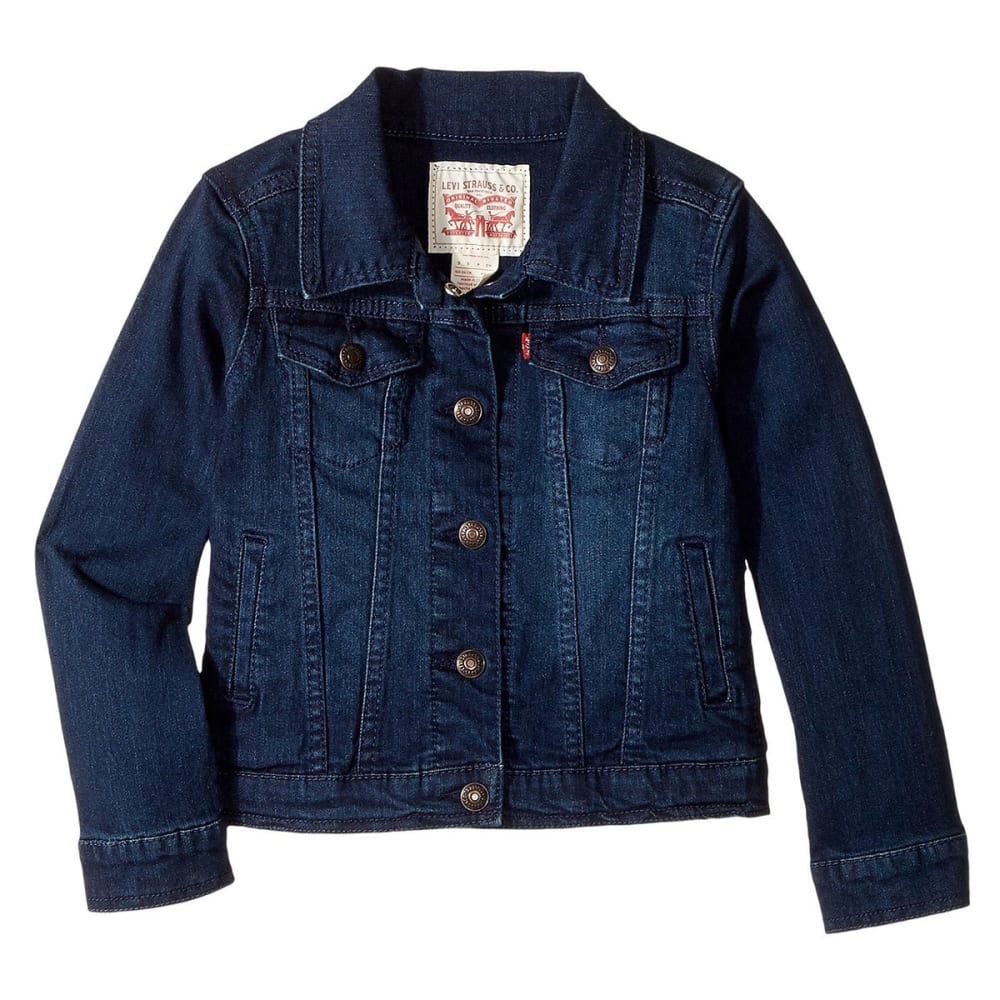 Levi's Little Girls' Trucker Jacket - Blue, 4