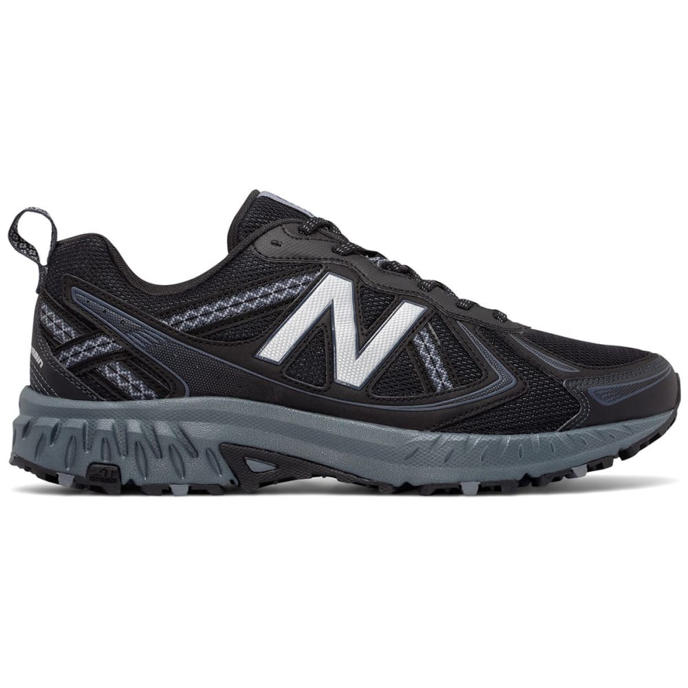 New Balance Men's 410V5 Trail Running Shoes, Black/thunder, Wide