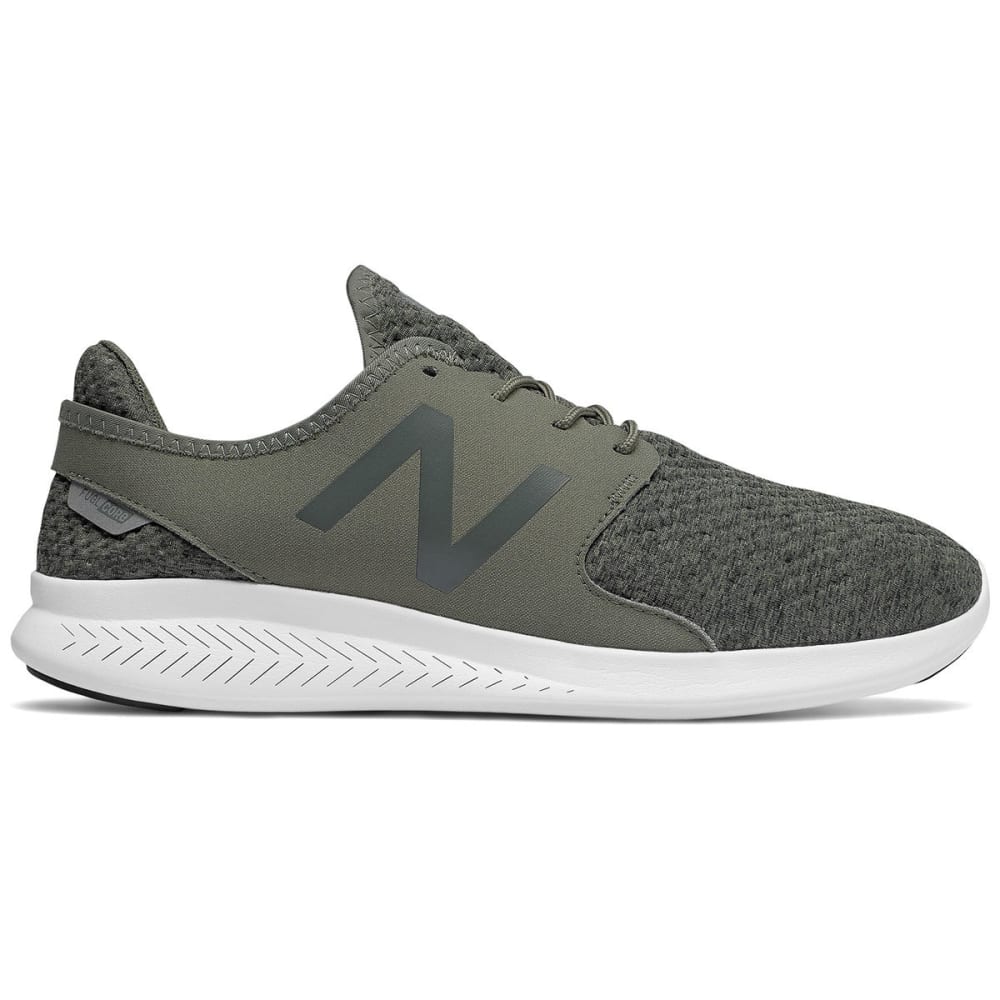 New Balance Men's Fuelcore Coast V3 Running Shoes, Military Foliage Green/black