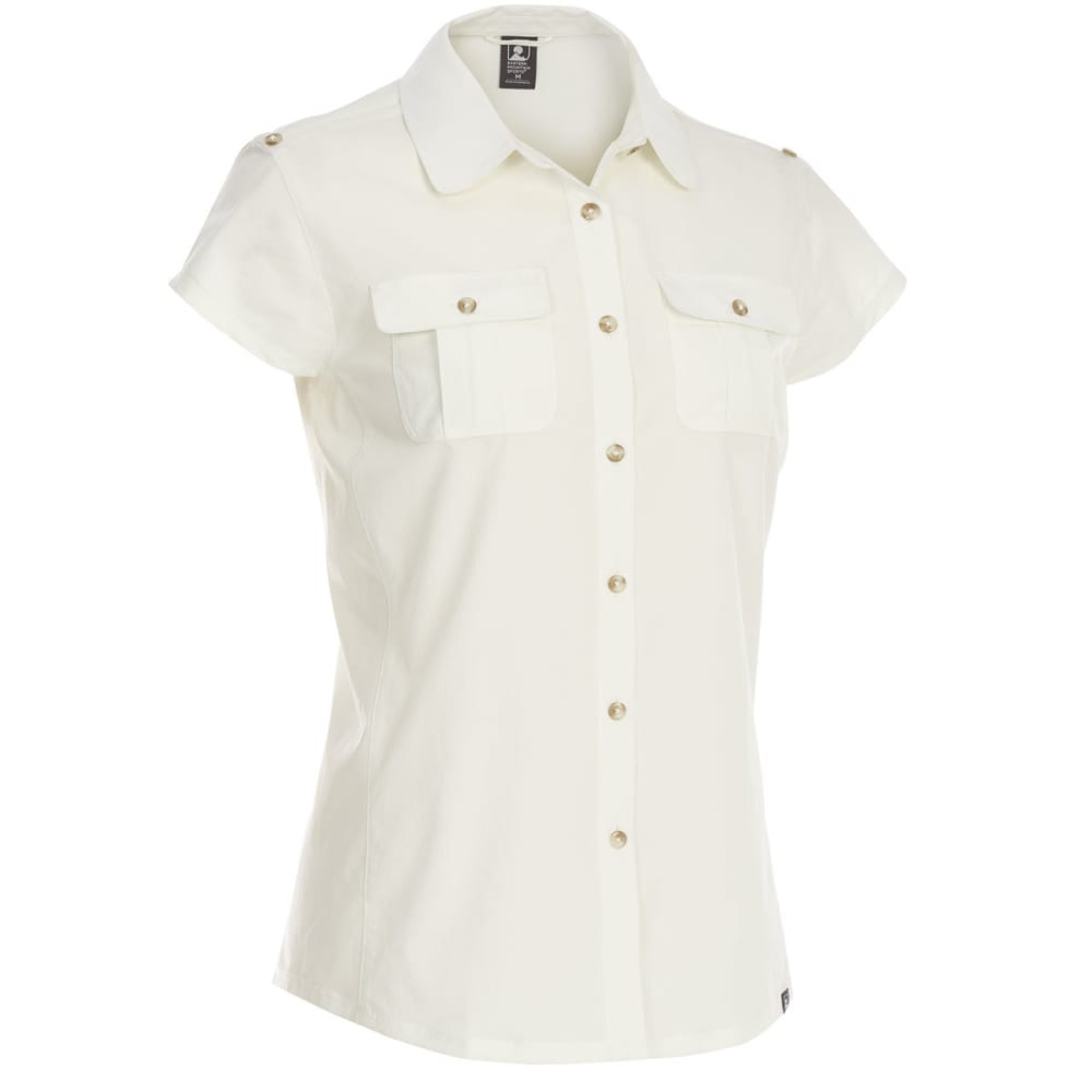 Ems Women's Techwick Traverse Upf Short-Sleeve Shirt - White, XS