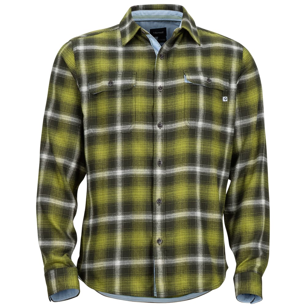 Marmot Men's Jasper Midweight Long-Sleeve Flannel Shirt - Green, S