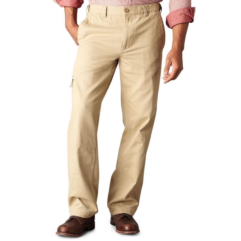 Dockers Men's Comfort Cargo Classic Fit Flat Front Pants - Brown, 34/29