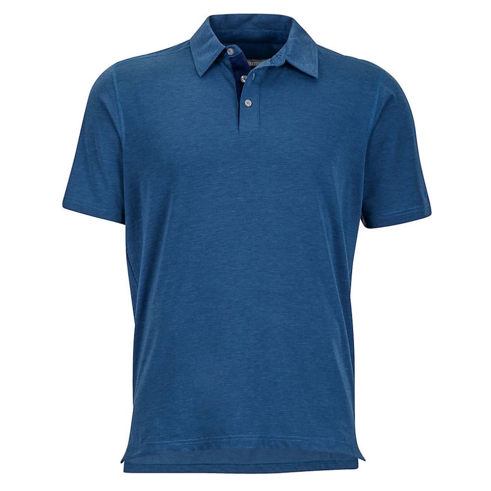 Marmot Men's Wallace Short-Sleeve Polo Shirt - Blue, L