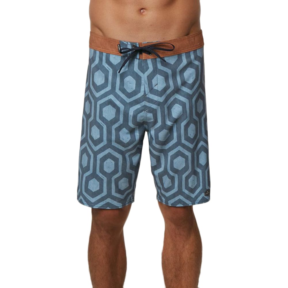 O'neill Guys' Hyperfreak Wrenched Boardshorts - Blue, 30