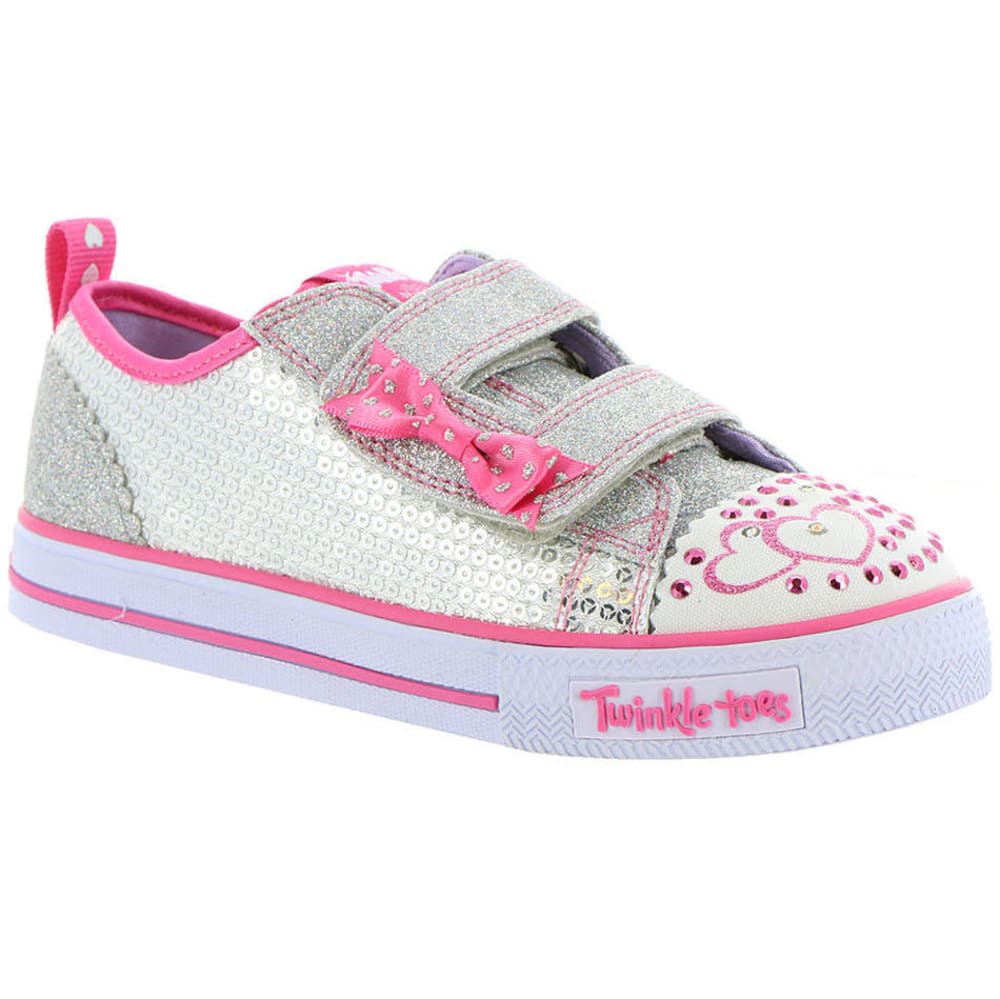 Skechers Infant Girls' Twinkle Toes: Shuffles - Itsy Bitsy Shoes, Grey