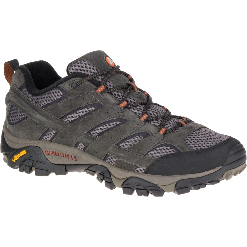 Merrell Men's Moab 2 Ventilator Hiking Shoes, Beluga - Black, 8