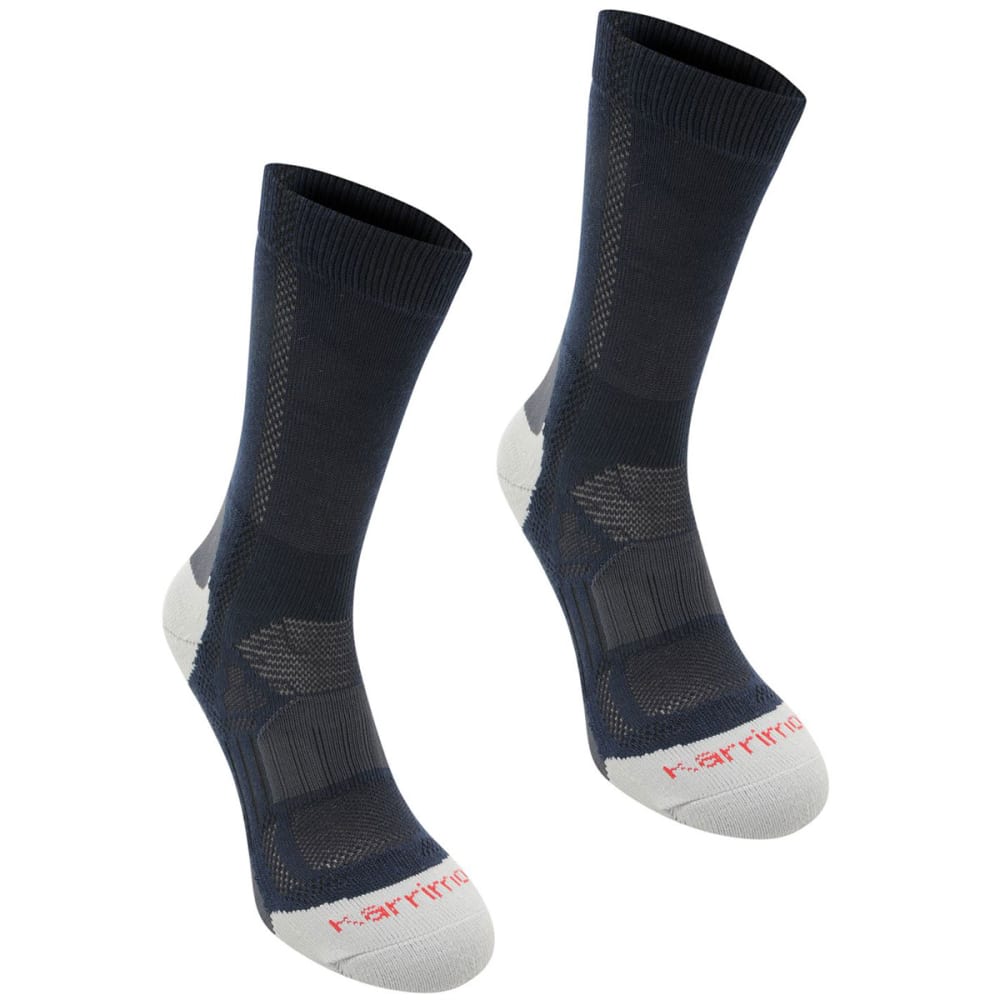 Karrimor Kids' Hiking Socks, 2 Pack - Blue, 2Y-7Y