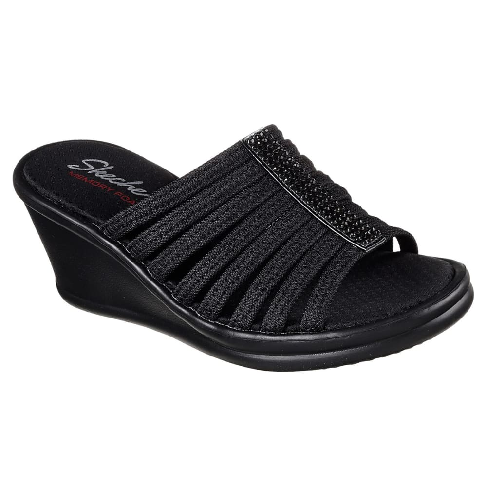 Skechers Women's Rumblers -  Hotshot Sandals - Black, 6