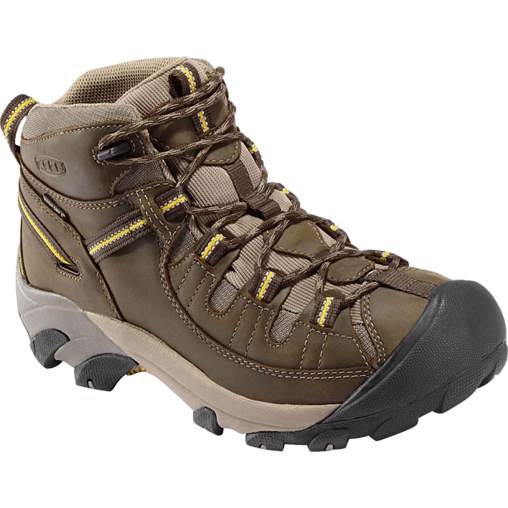 Keen Men's Targhee Ii Wp Hiking Boots, Black Olive/yellow, Wide
