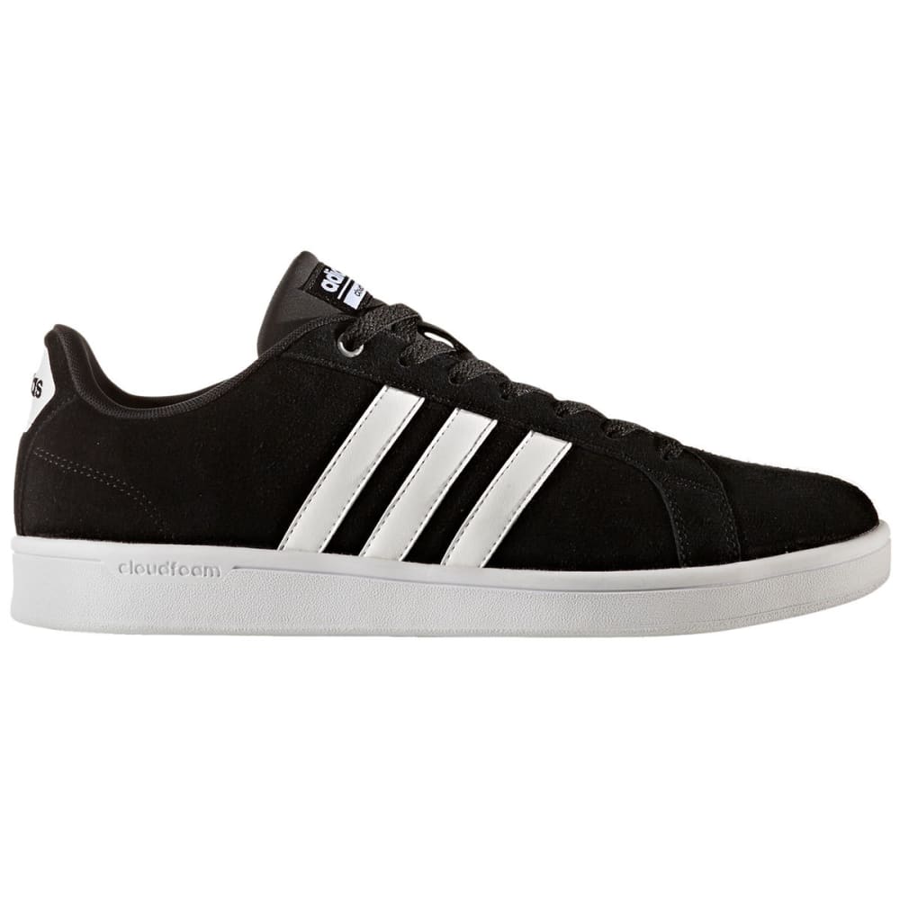 Adidas Men's Neo Cloudfoam Advantage Skate Shoes, Black/white/silver