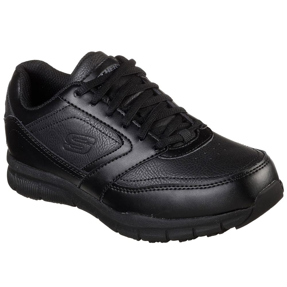 Skechers Women's Relaxed Fit Nampa Wyola Sr Shoes - Black, 7