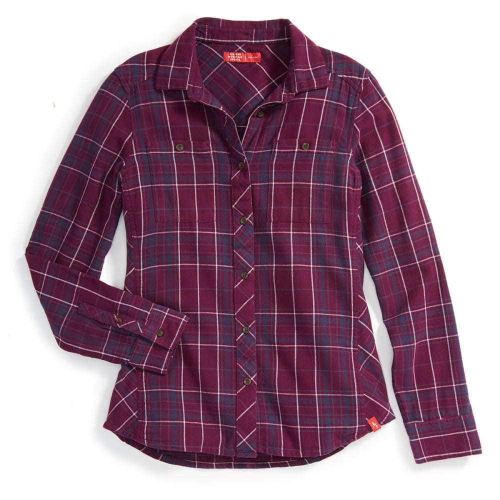 Ems Women's Cabin Flannel Long-Sleeve Shirt - Purple, XS