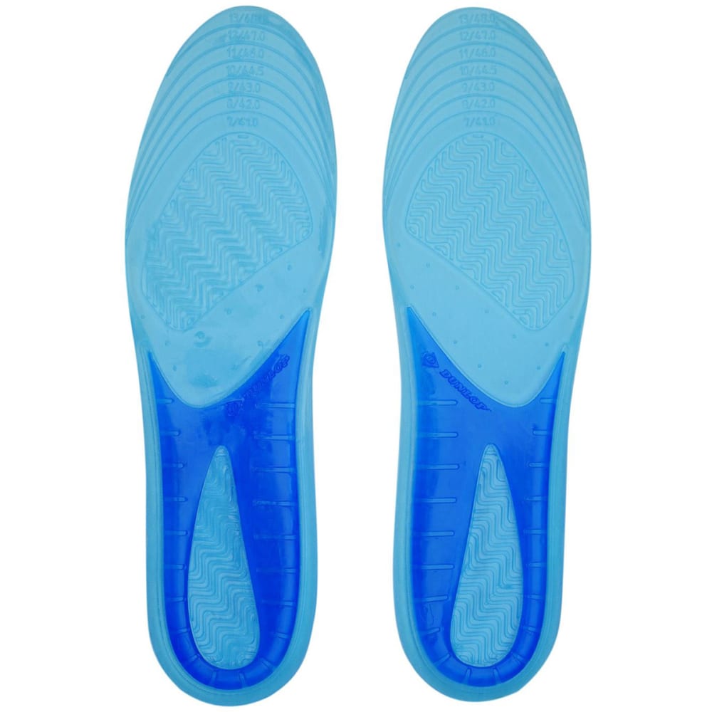 Dunlop Perforated Gel Insoles - Various Patterns, ONESIZE