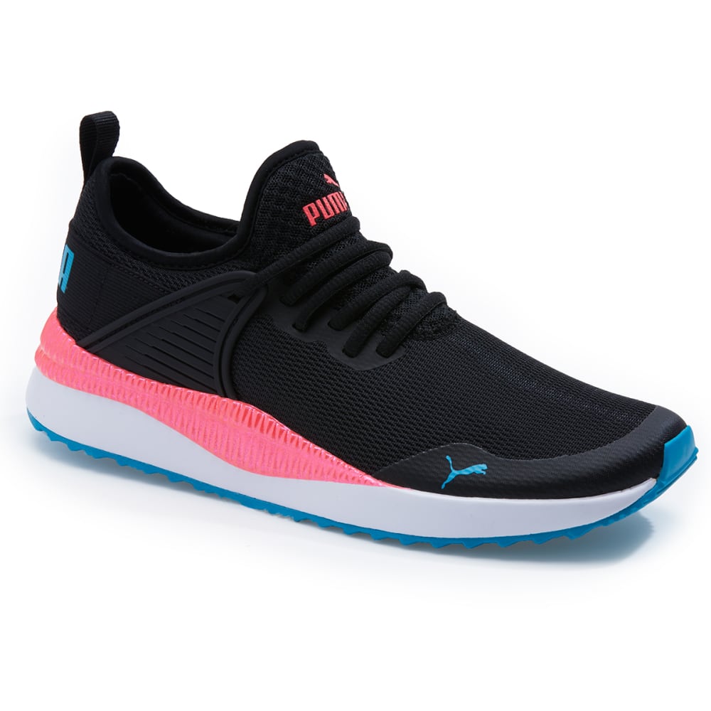 Puma Women's Pacer Next Cage Athletic Sneakers - Black, 6.5