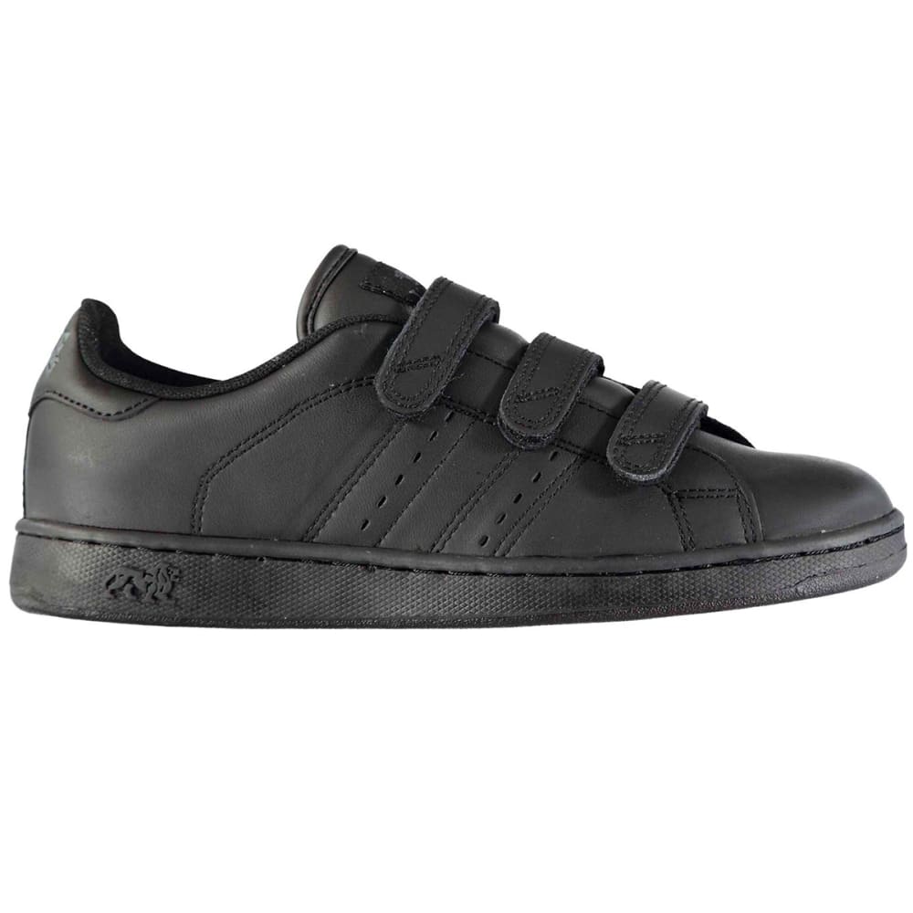 Lonsdale Boys' Leyton Velcro Sneakers - Black, 4