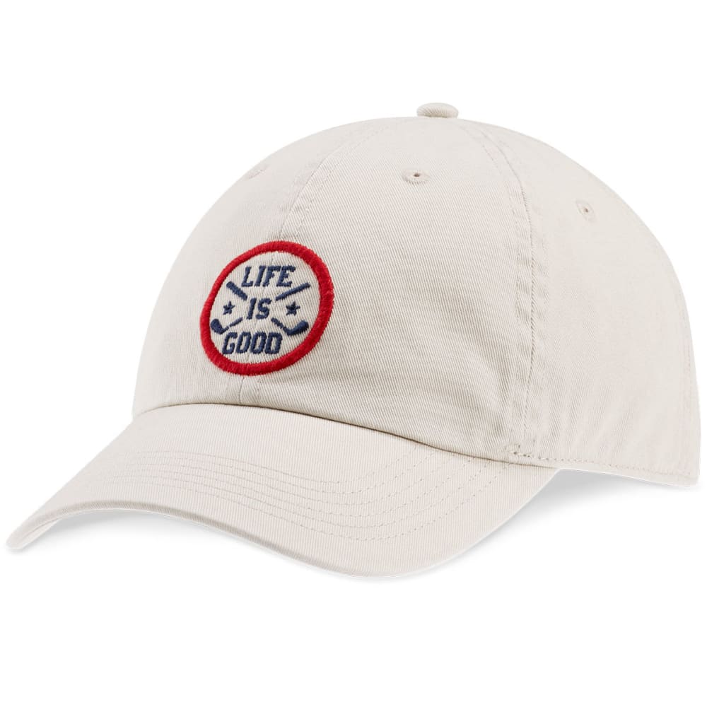Life Is Good Men's Lig Sphere Golf Hat - White, ONESIZE