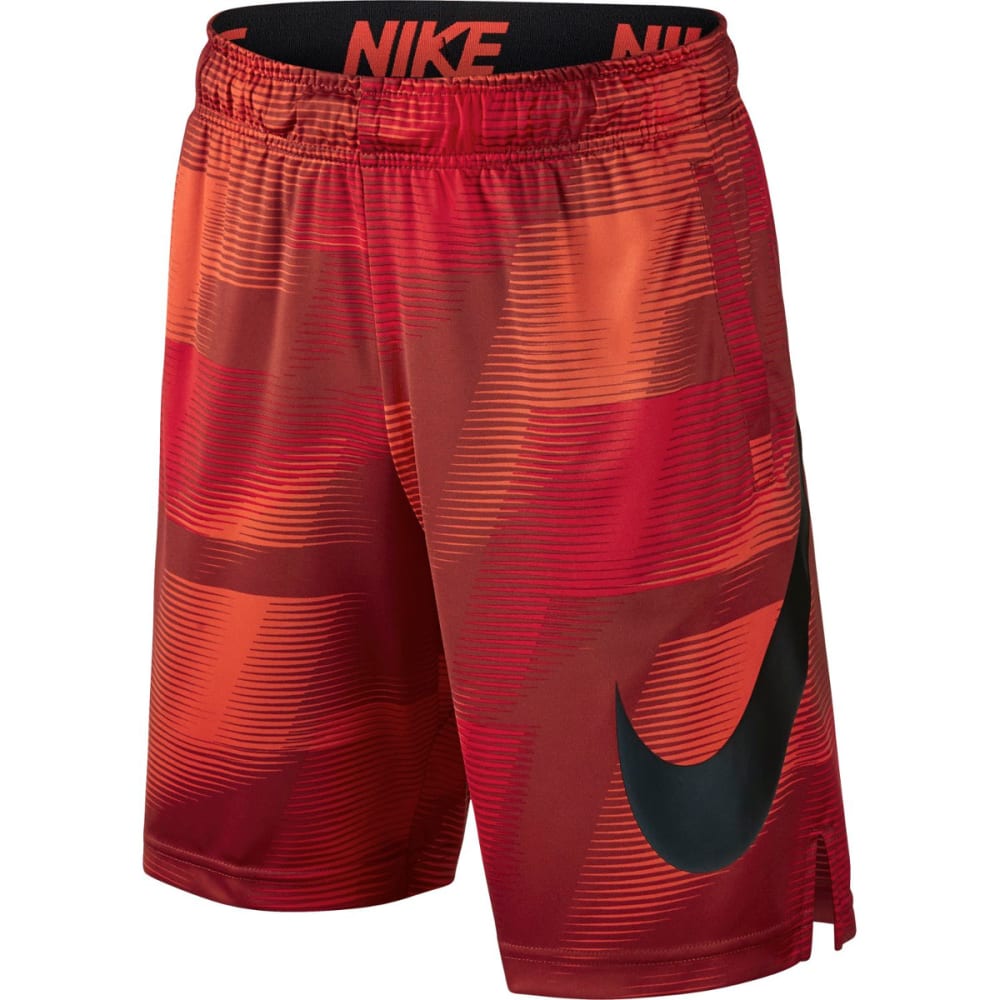 Nike Big Boys' 8 In. Dry Aop Printed Shorts - Red, S