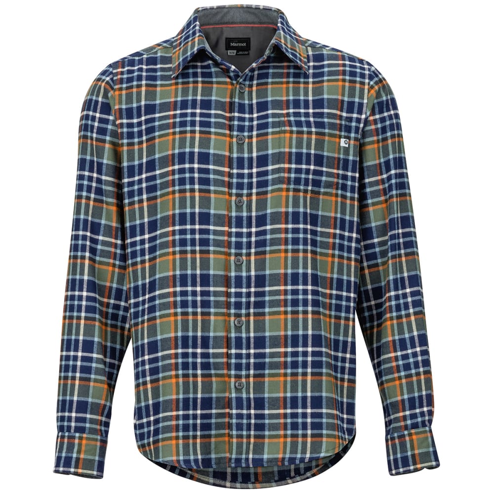 Marmot Men's Fairfax Flannel Long-Sleeve Shirt - Green, M