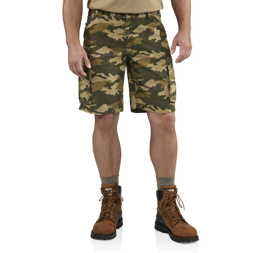 Carhartt Men's Camo Rugged Cargo Shorts - Brown, 32