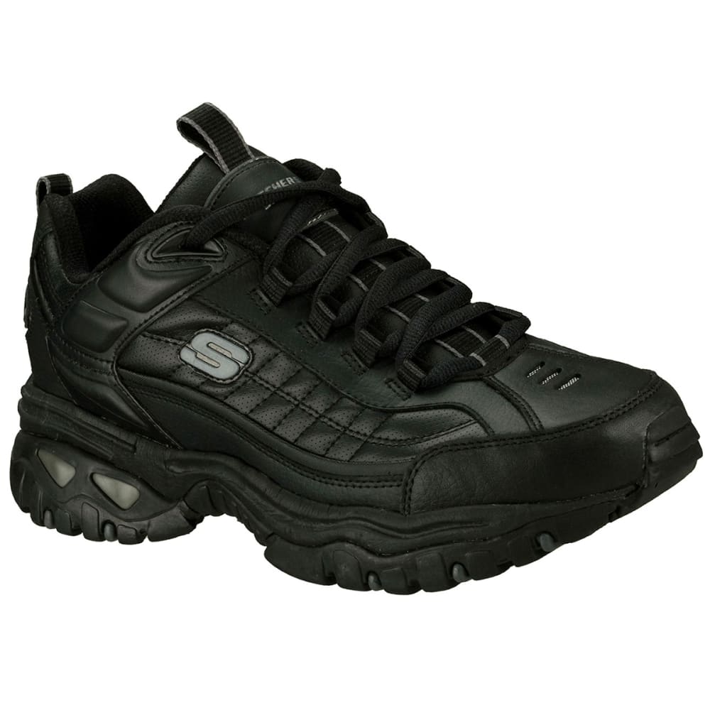 Skechers Men's Energy Afterburn Shoes, Medium Width - Black, 11