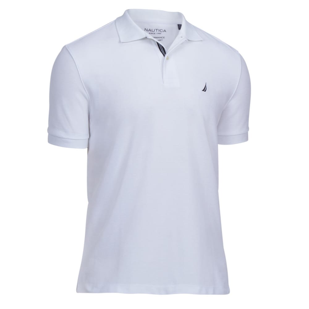 Nautica Men's Extra Soft Polo Shirt - White, M