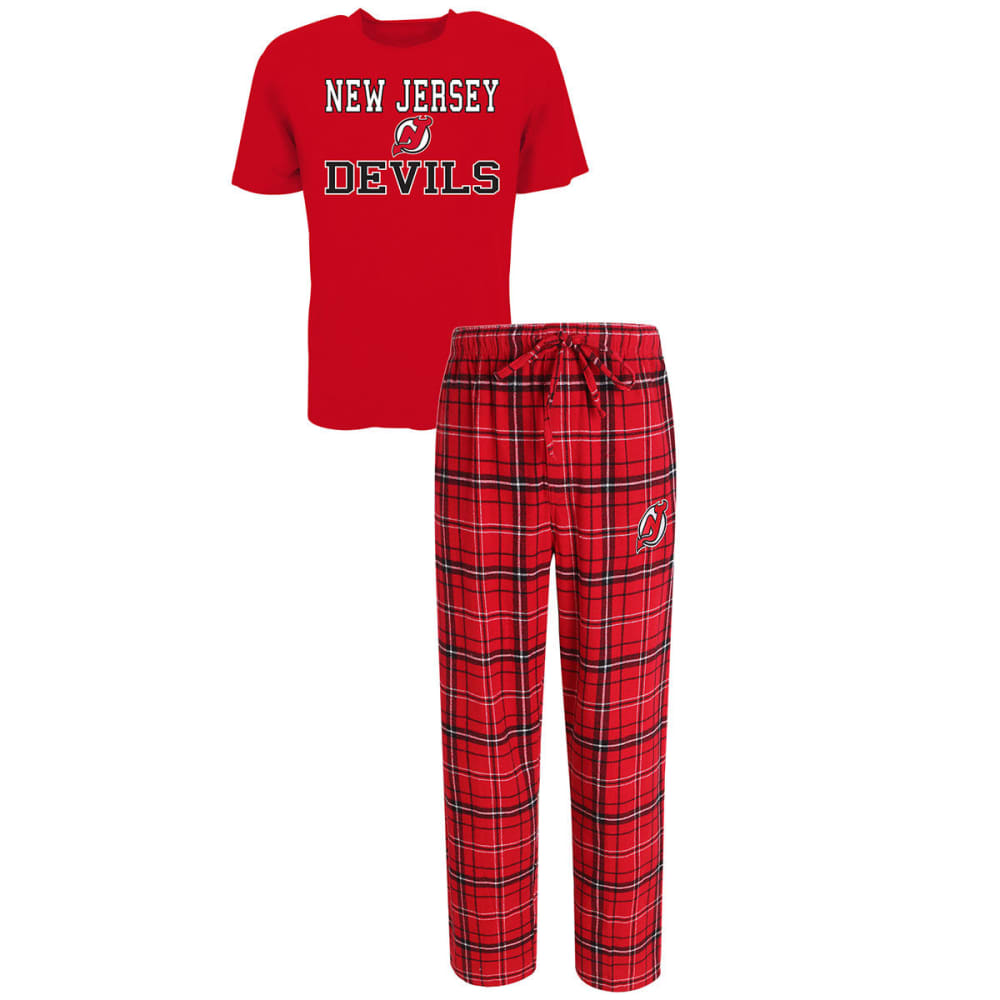 New Jersey Devils Men's Halftime Sleep Set - Red, XL