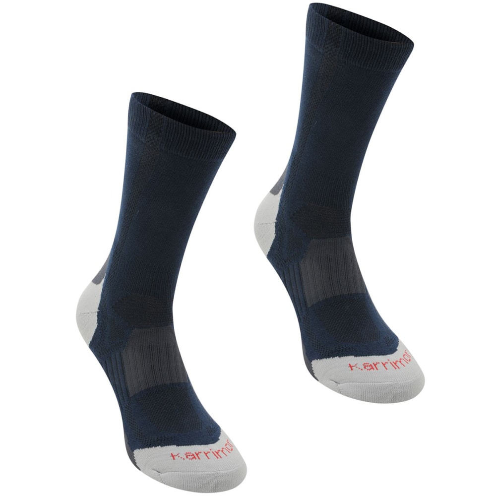 Karrimor Men's Hiking Socks, 2 Pack - Blue, 8-12