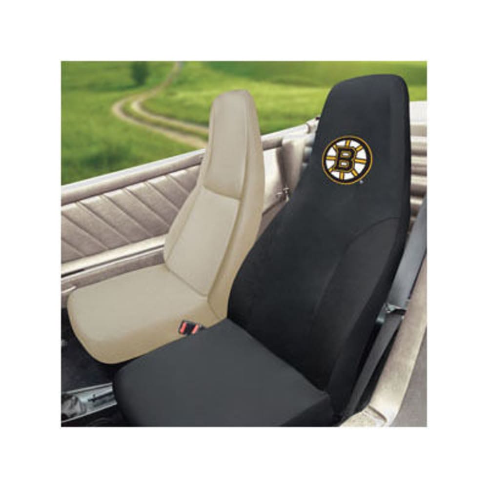 Fan Mats Boston Bruins Seat Cover, Black