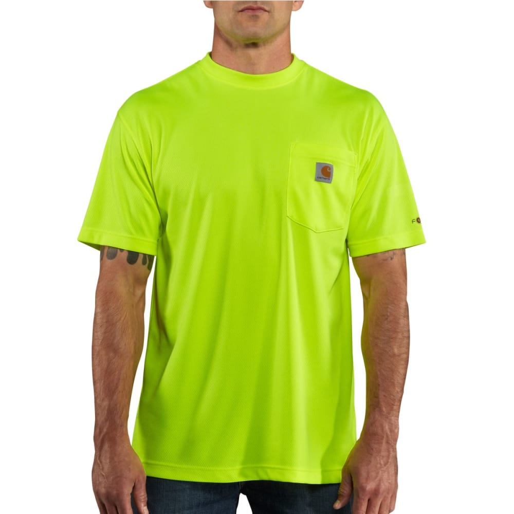 Carhartt Men's Force Color Enhanced Short-Sleeve T-Shirt - Green, M