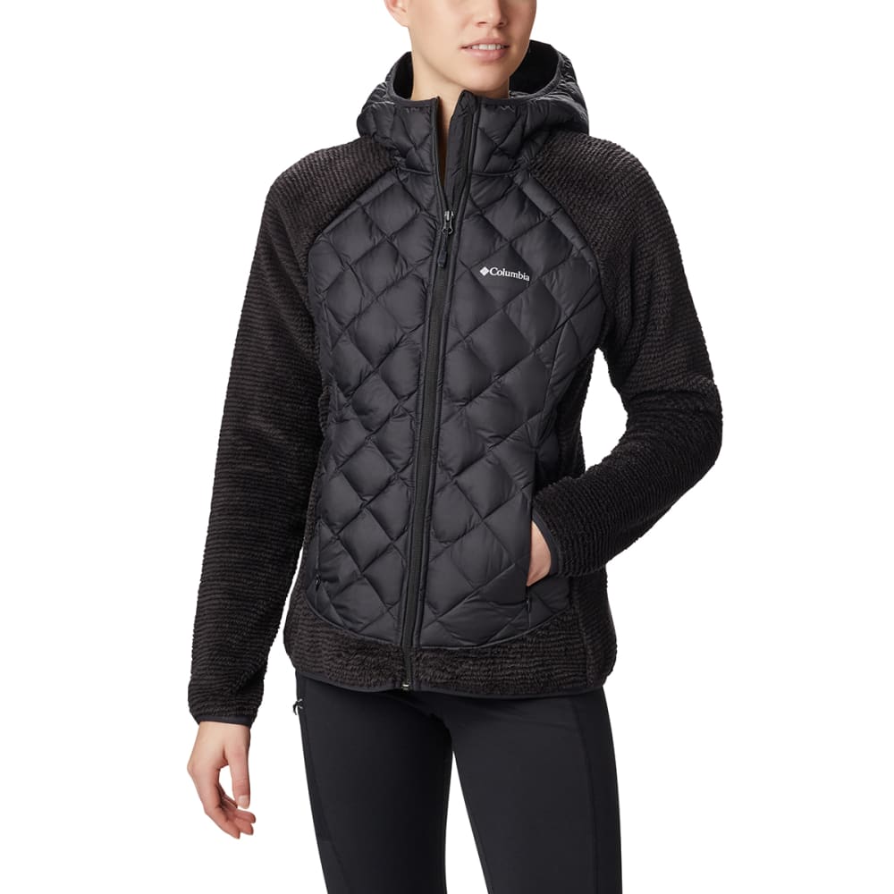 Columbia Women's Techy Hybrid Fleece Jacket - Black, S