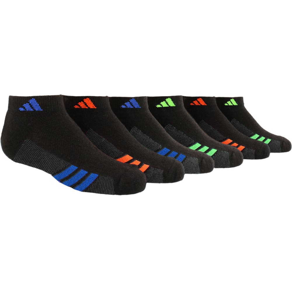 Adidas Boys' Graphic Low-Cut Socks - Black, M