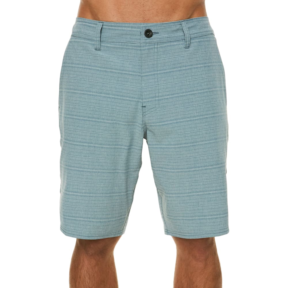 O'neill Guys' Locked Stripe Hybrid Shorts - Blue, 30