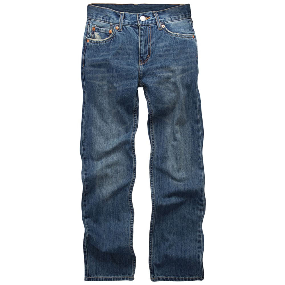 Levi's Big Boys' 514 Straight Fit Jeans - Blue, 8