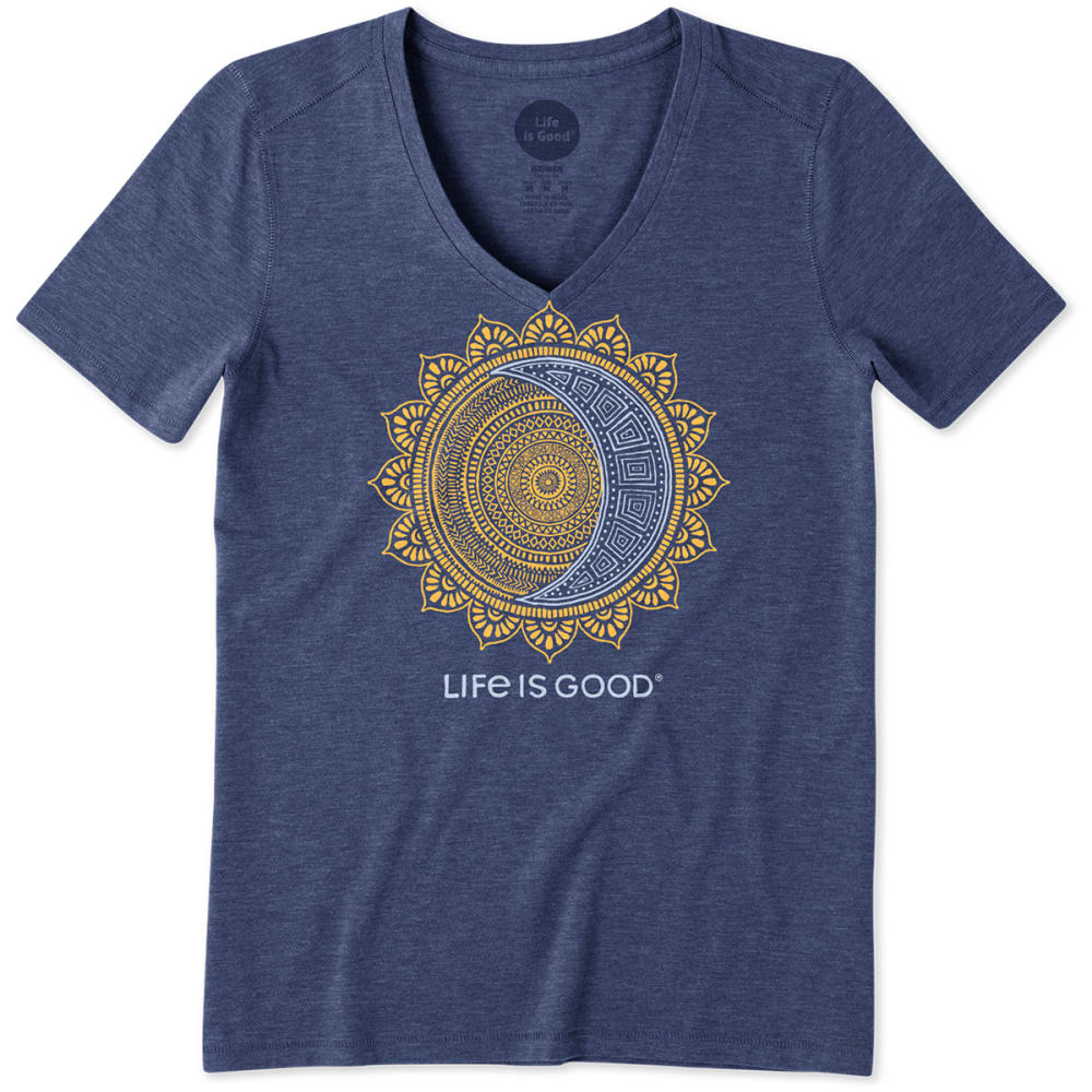 Life Is Good Women's Celestial Cool Tee - Blue, S