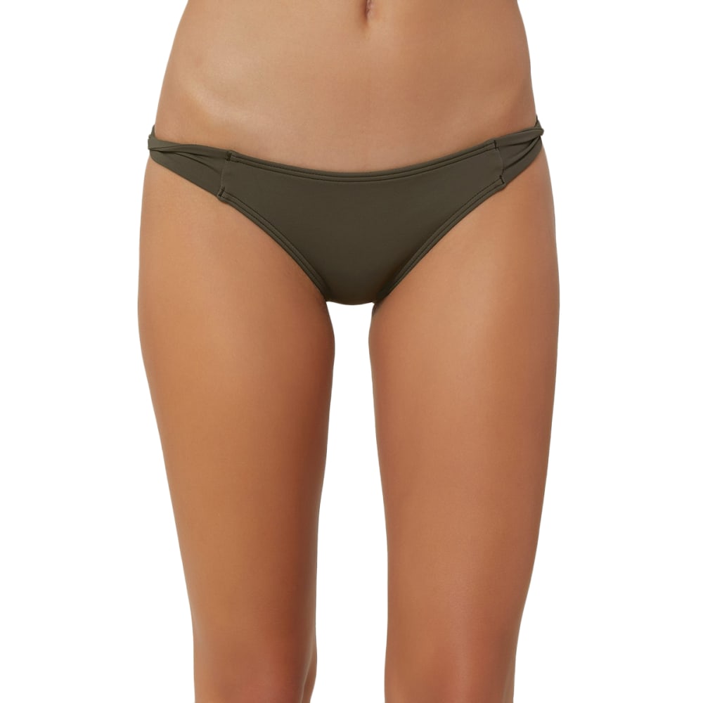 O'neill Juniors' Salt Water Solids Bikini Bottoms - Green, XS