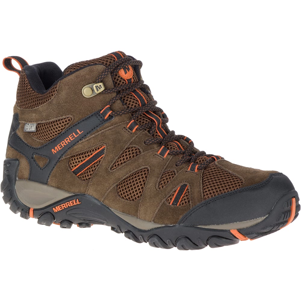 Merrell Men's Deverta Mid Waterproof Hiking Boots - Brown, 9