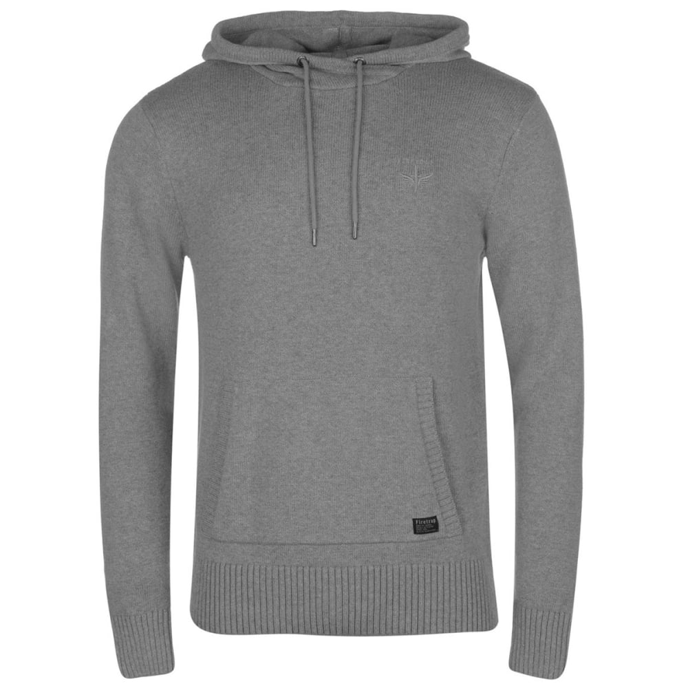 Firetrap Men's Knit Hooded Long-Sleeve Sweater - Black, S