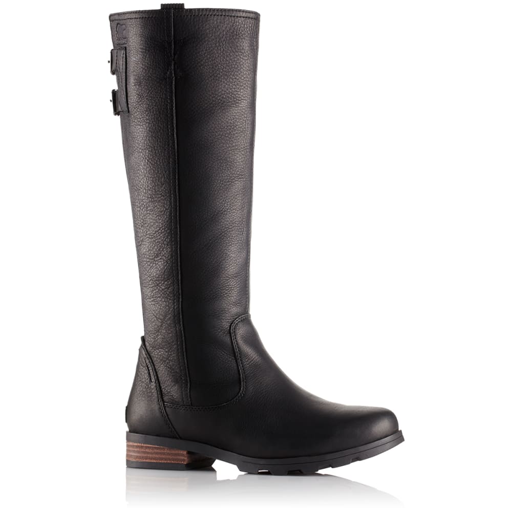 Sorel Women's Emelie Tall Premium Waterproof Boots, Black