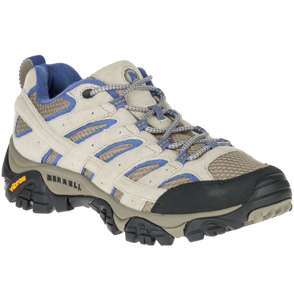 Merrell Women's Moab 2 Ventilator Hiking Shoes, Aluminum/marlin - Black, 6