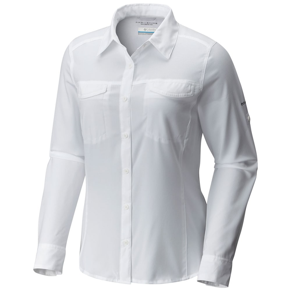 Columbia Women's Silver Ridge Lite Long-Sleeve Shirt - White, XL