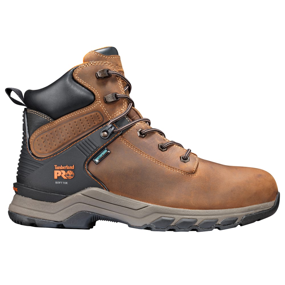 Timberland Men's Pro Hypercharge 6" Soft Toe Workboot - Brown, 8
