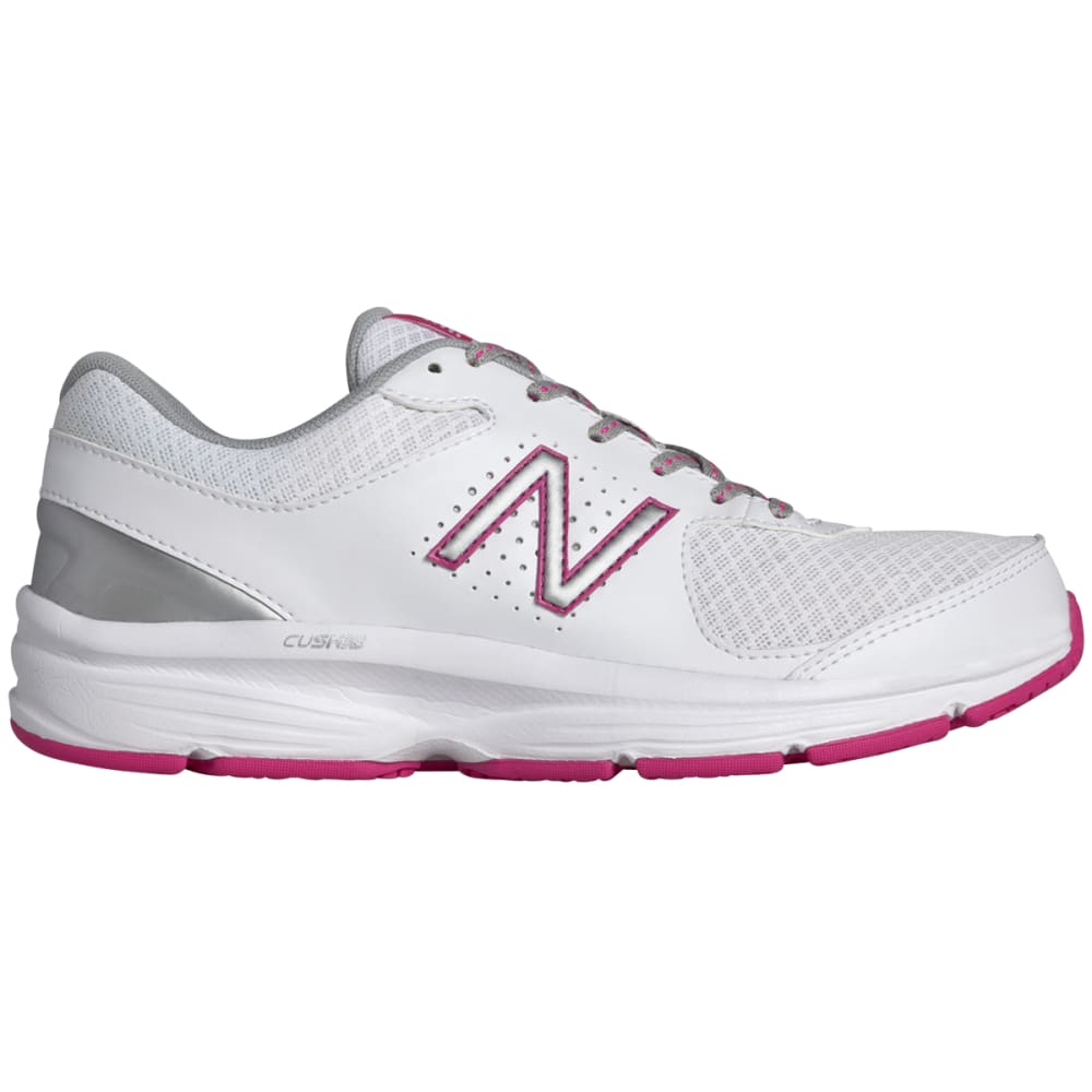 New Balance Women's 411V2 Walking Shoes, Medium Width - White, 6