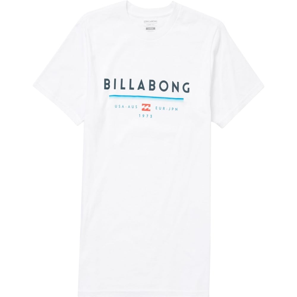 Billabong Young Men's Unity Tee Shirt - White, S