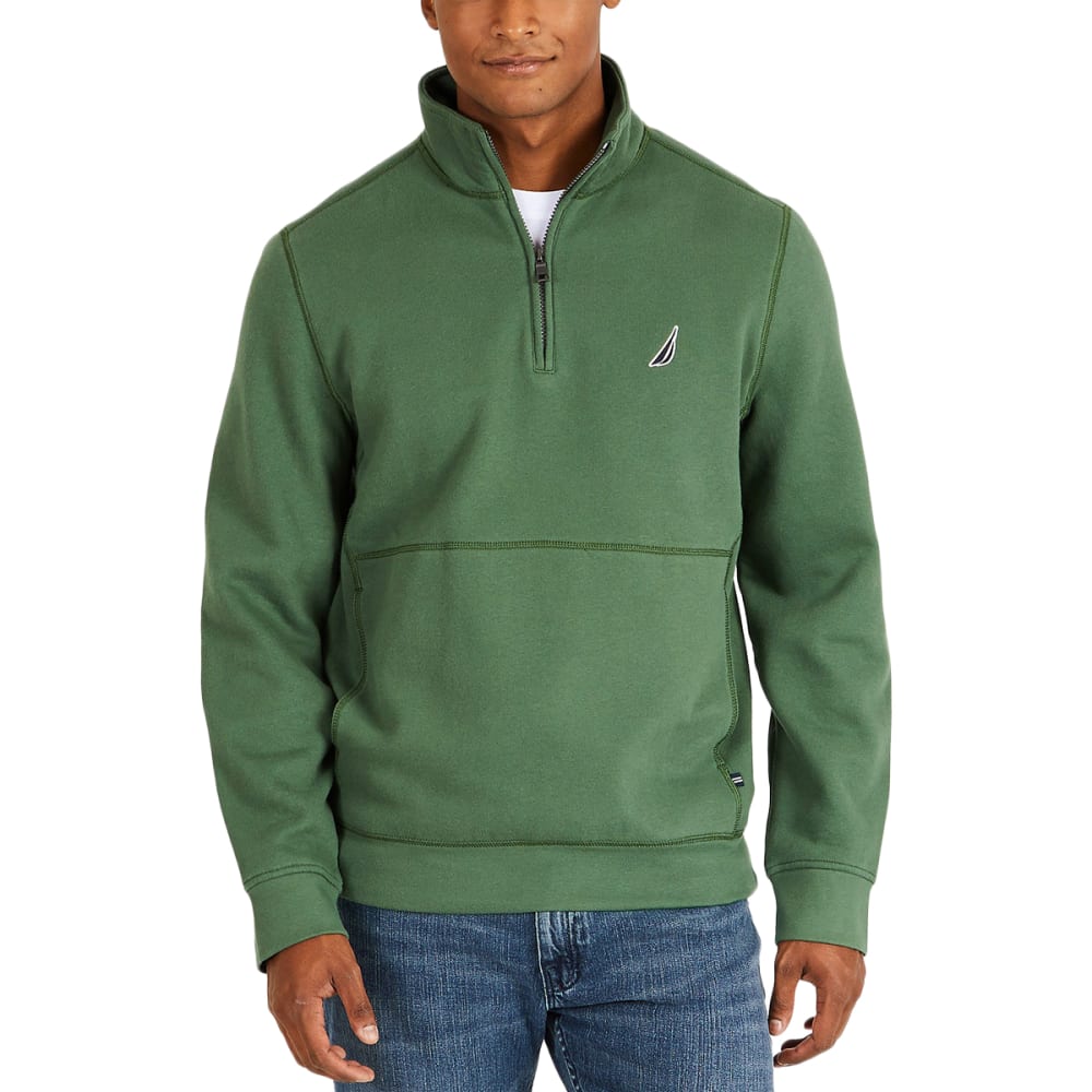 Nautica Men's 1/4 Zip Fleece Pullover - Green, M