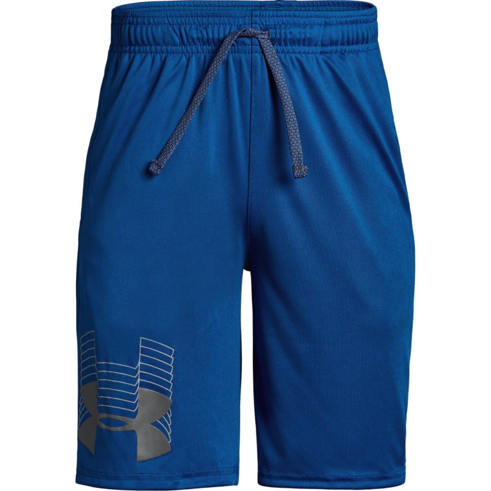 Under Armour Big Boys' Prototype Logo Shorts - Blue, S