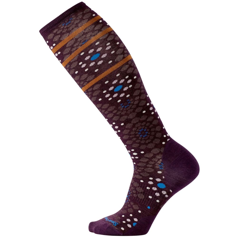 Smartwool Women's Pompeii Pebble Knee-High Socks - Purple, M