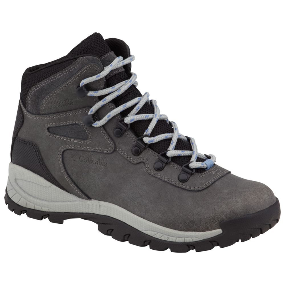 Columbia Women's Newton Ridge Plus Hiking Boots, Quarry/cool Wave - Various Patterns, 6