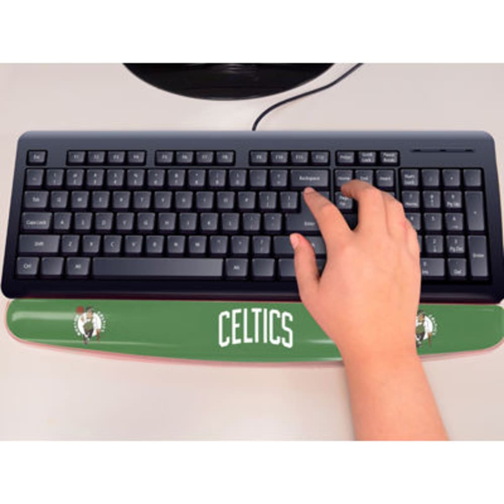 Fan Mats Boston Celtics Gel Wrist Rest, Green/white
