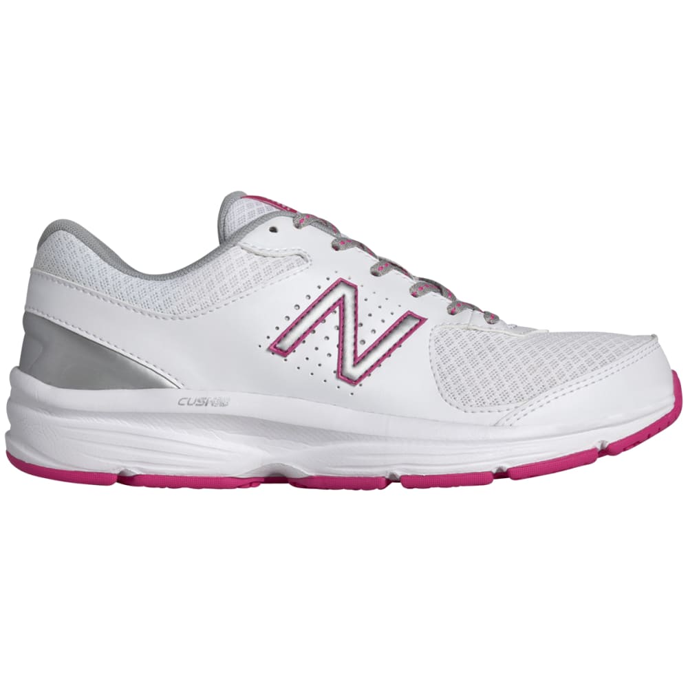 New Balance Women's 411V2 Walking Shoes, Wide Width - White, 6
